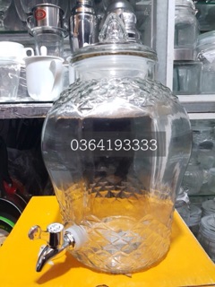 BÌNH NGÂM RƯỢU HOA VĂN RỒNG 15L