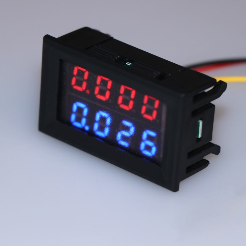 Đồng hồ vôn kế kỹ thuật số DC 4Bit 100V 10A chuyên dụng