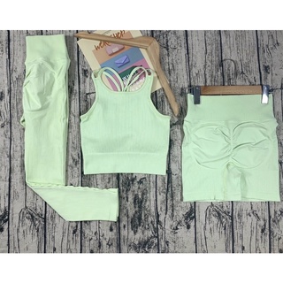 Bộ đồ tập botee pastel 2 dây chéo cao cấp