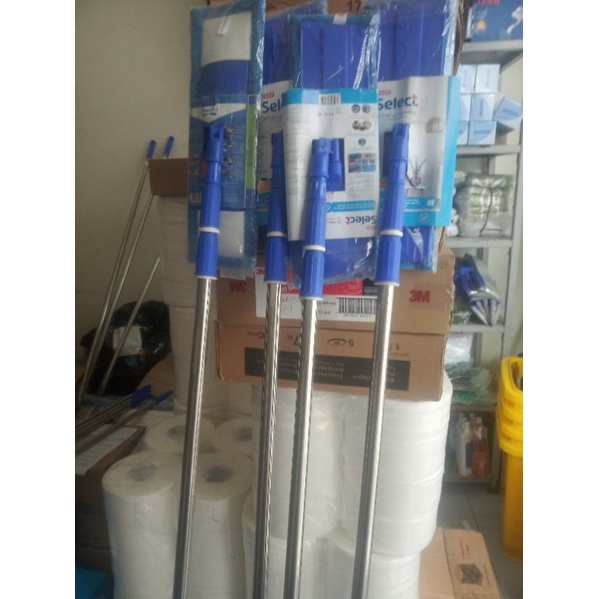 cây lau trần cán inox 3m (3 khúc)