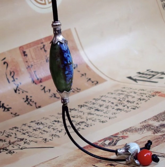 DÂY ĐEO CỔ - ĐÁ tua 2 hạt