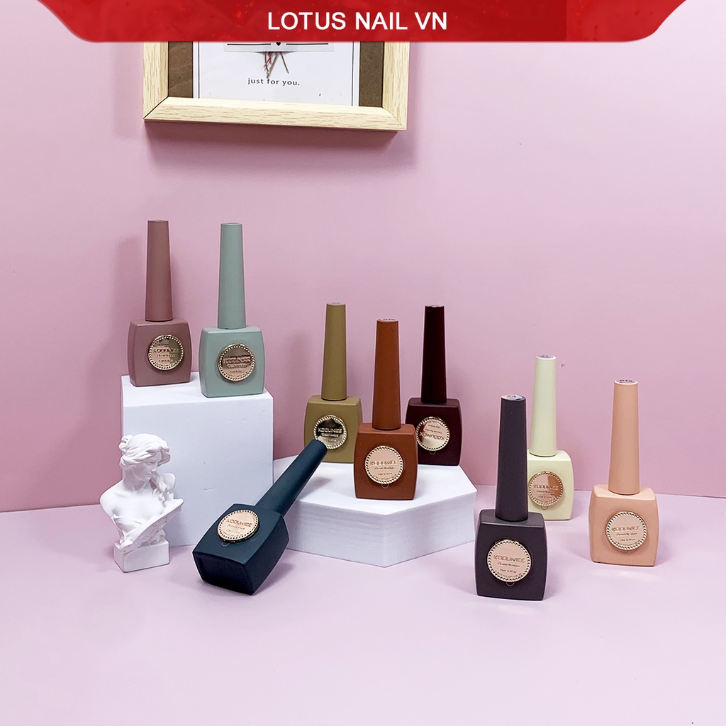 Set sơn gel Koouniee phong cách Hàn Quốc 96 màu hàng mới 2021 tặng kèm bảng màu + base + top