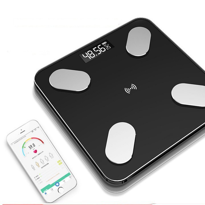 Cân Sức Khỏe Điện Tử Thông Minh Kết nối Bluetooth phân tích cơ thể Perfectt, Cân đo độ béo