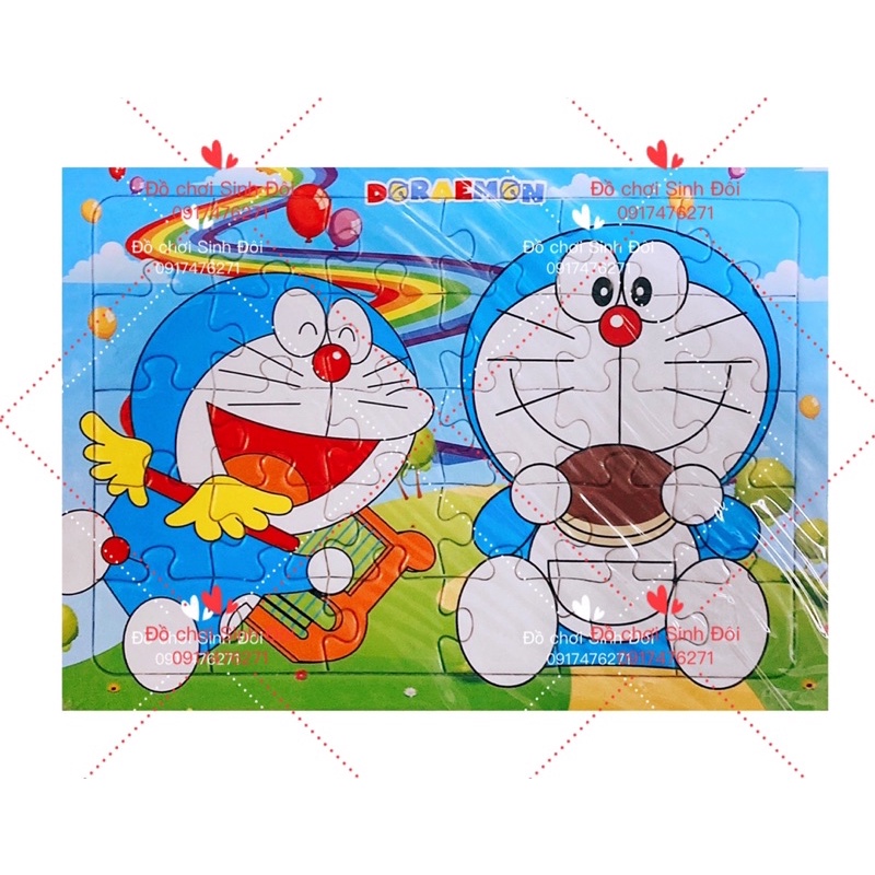 Tranh ráp hình giấy 30 miếng 10*14cm