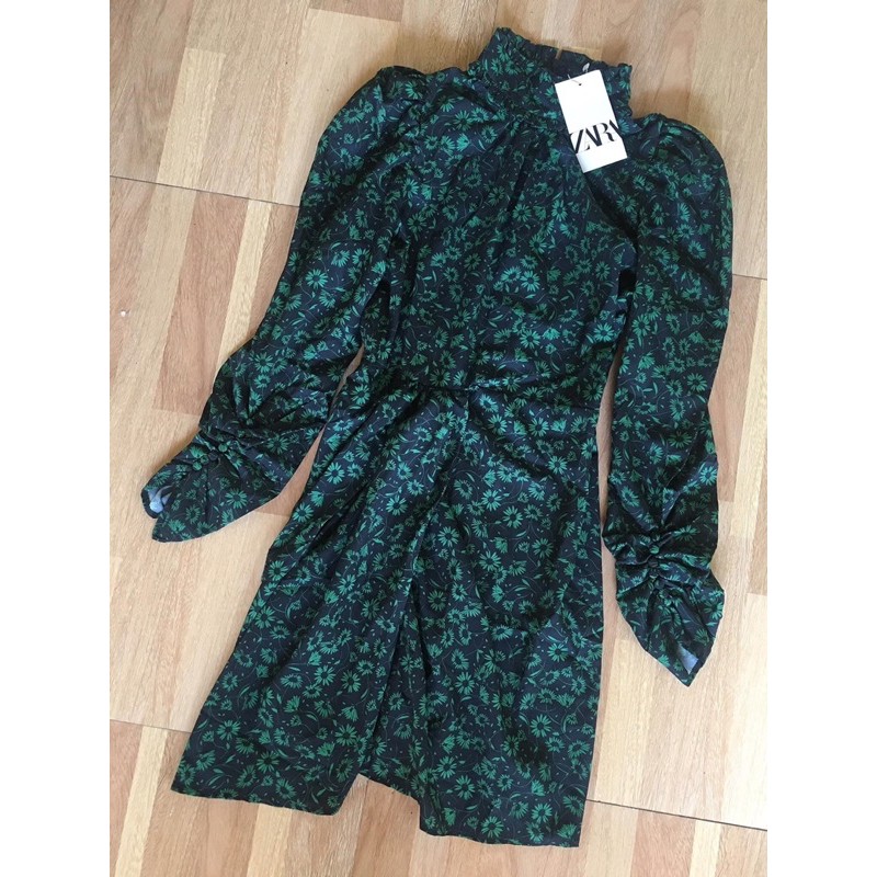 Váy hoa xanh xuất