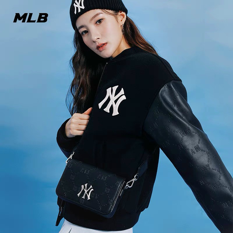 Túi Đeo chéo MLB da size 18x12x4cm hàng xuất dư