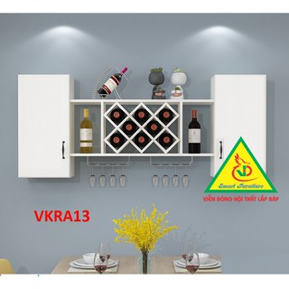 Tủ Kệ rượu trang trí treo tường VKRA13 - Nội thất lắp ráp