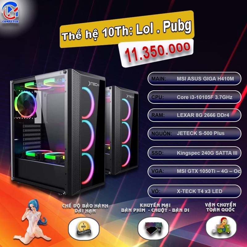 PC Thế Hệ 10th Lol-Pubg | BigBuy360 - bigbuy360.vn