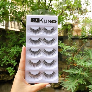 Hộp 5 cặp mi giả Kun 5D