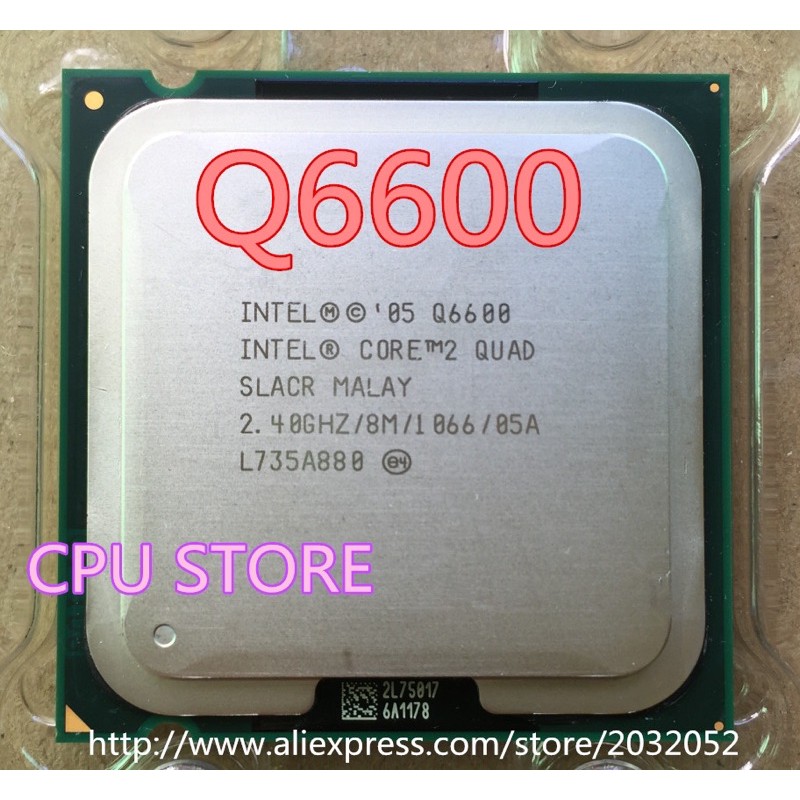 cpu Q6600 và fan zin socket 775