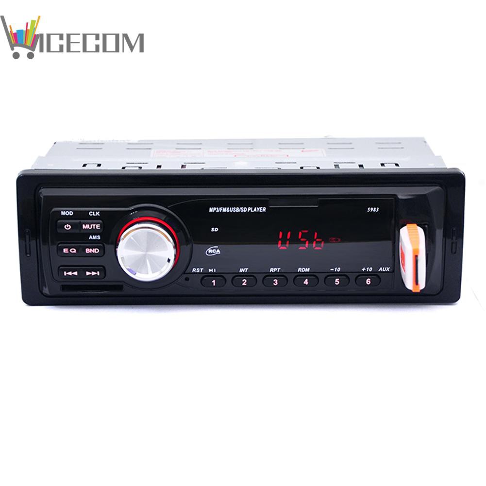 Đầu Máy Nghe Nhạc Mp3 Trên Xe Ô Tô Kèm Phụ Kiện