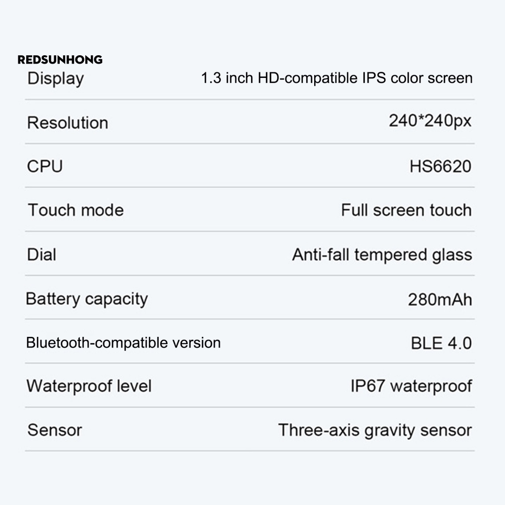 [RSH.z] Đồng Hồ Kỹ Thuật Số Bluetooth I9 Đa Ngôn Ngữ