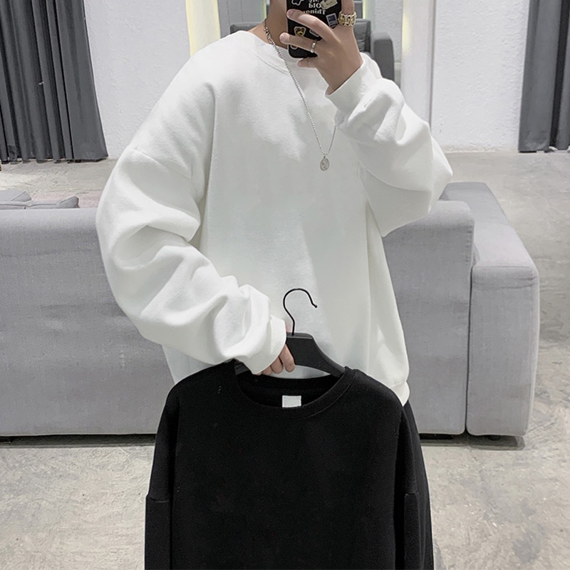 Áo Sweater Trơn Tay Bồng - Áo Sweater Nam Nữ Chất Nỉ Ngoại Dày Dặn Form Rộng Unisex Ulzzang Nhiều Màu | WebRaoVat - webraovat.net.vn