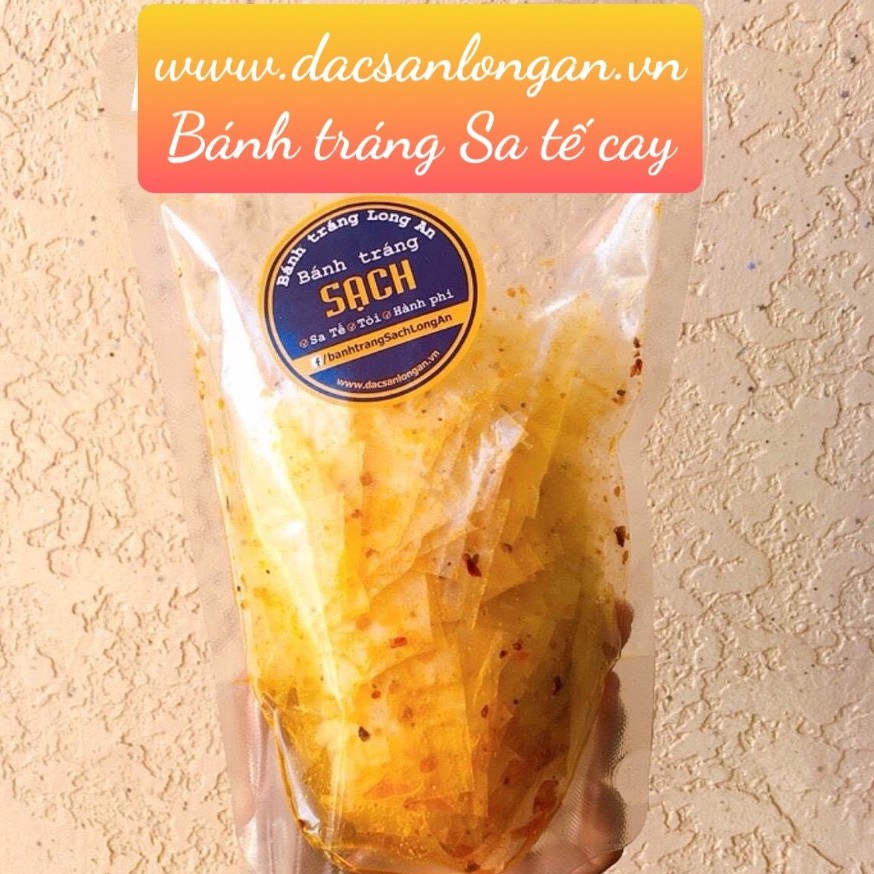 Túi Bánh tráng Sạch Long An Sa tế Hành phi - Cay