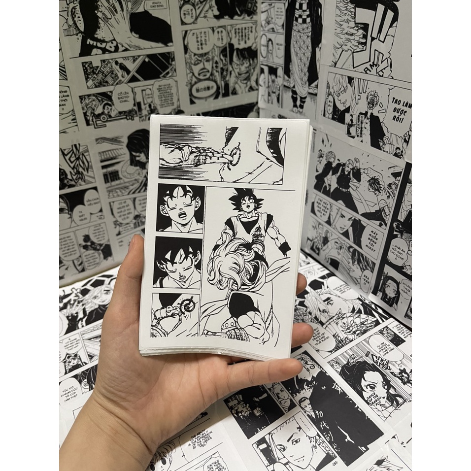 Tranh dán tường poster Tokyo Revengers , Manga Wall Kimetsu no Yaiba Demon Slayer decor góc học tập 17 Tờ