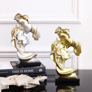 Tượng đôi tình nhân, trang trí decor phòng khách