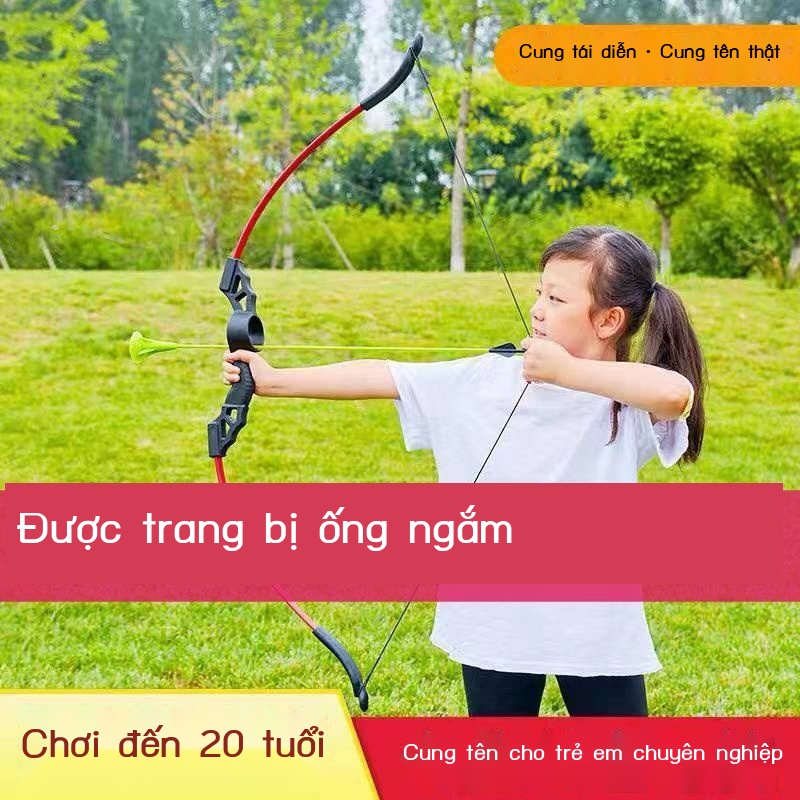 VBộ đồ chơi cung tên cho trẻ em Sucker Bắn Trò Recurve Bow Cạnh tranh an toàn và mũi