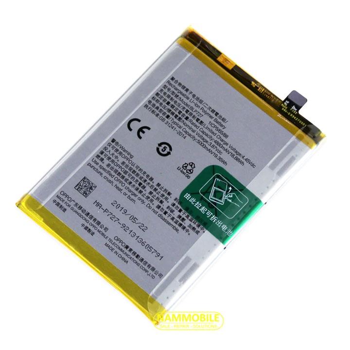 Pin Oppo A11, A11X, A5 2020, A9 2020 BLP727 5000mAh Zin Chính Hãng + Tặng Keo Dán Pin-FREESHIP