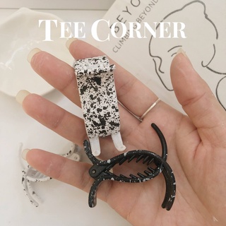 Kẹp Tóc 3 Răng Họa Tiết Bò Sữa Dễ Thương