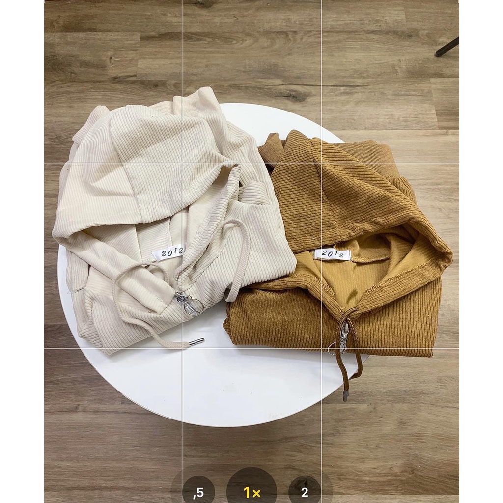 Áo Hoodie trơn khoá Zip [FREESHIP] Áo khoác hoodie tăm nhung lì 2 màu cực xinh