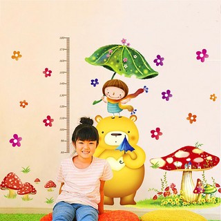 Decal thước đo gấu con