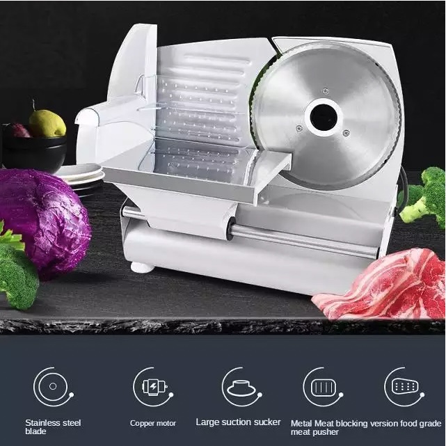 Máy Cắt Thịt Nhanh Cooper Meat Slicer 220V 150W (Đạt chuẩn 3C, CE) - hàng cao cấp 🥩🥩