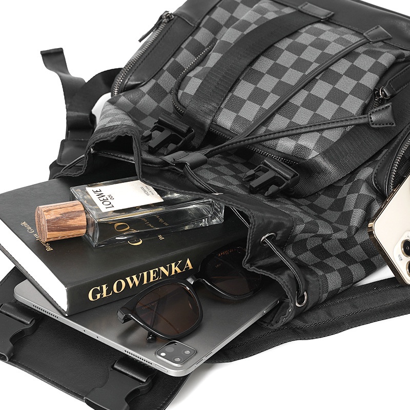 Balo nam đi học da cao cấp RIKY cặp đi học nam đựng laptop phong cách thời trang ulzzang