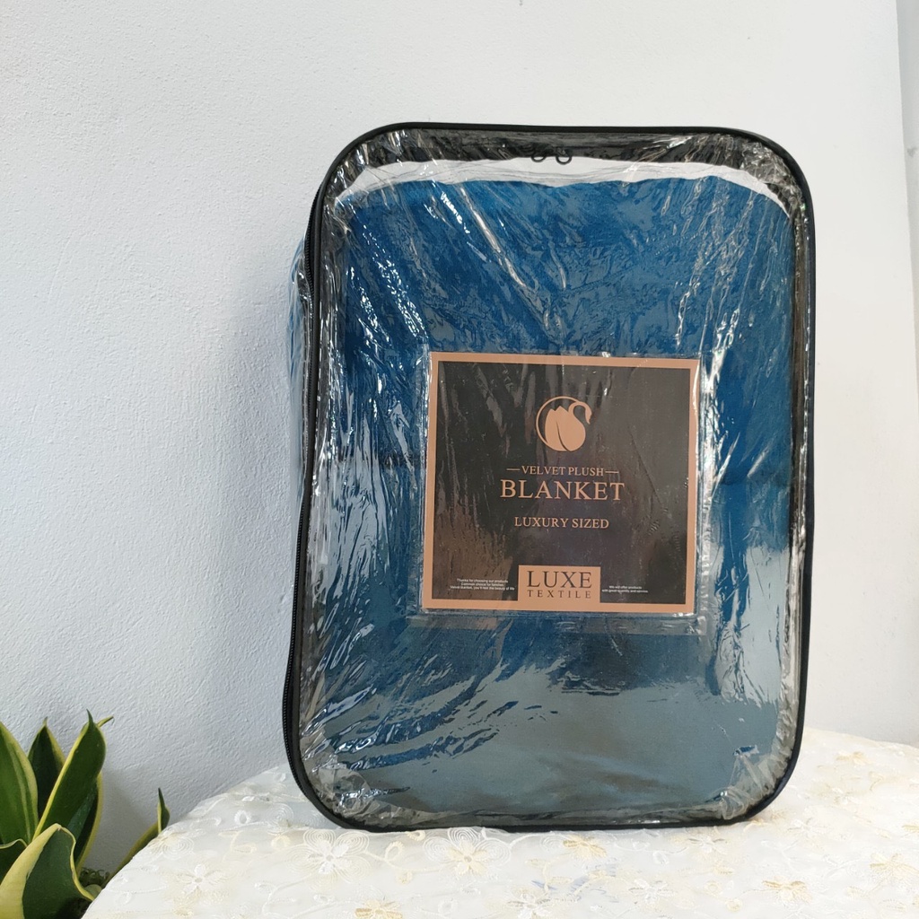Chăn lông tuyết Blanket loại dày chính hãng siêu mềm mịn ấm ngay khi đắp