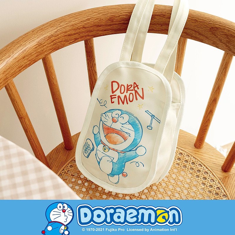Túi Xách Canvas Họa Tiết Doraemon Dễ Thương Phong Cách Nhật Bản