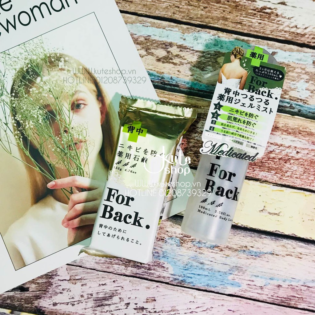 [Auth] Xà bông For Back, xà bông đánh bay mụn lưng Pelican For Back Medicated Soap | BigBuy360 - bigbuy360.vn