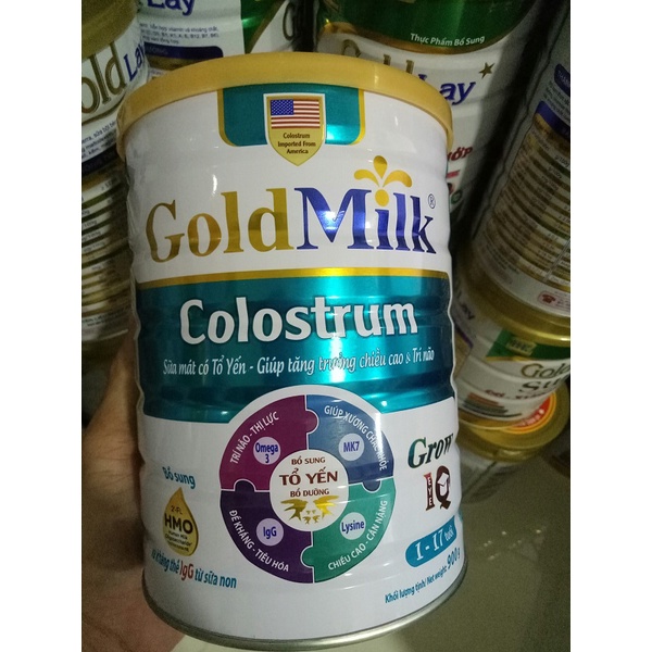 Sữa tăng cân, phát triển chiều cao Grow Plus Goldmilk 900g - Mẫu mới