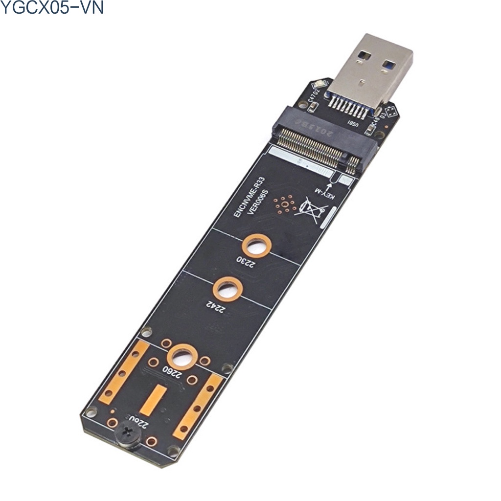 Thẻ Chuyển Đổi Usb 3.1 Sang M.2 Nvme Ngff Ssd 10gbps Rtl9210B M2 Ssd Sang Ngff Cho 2242 / 2260 / 2280