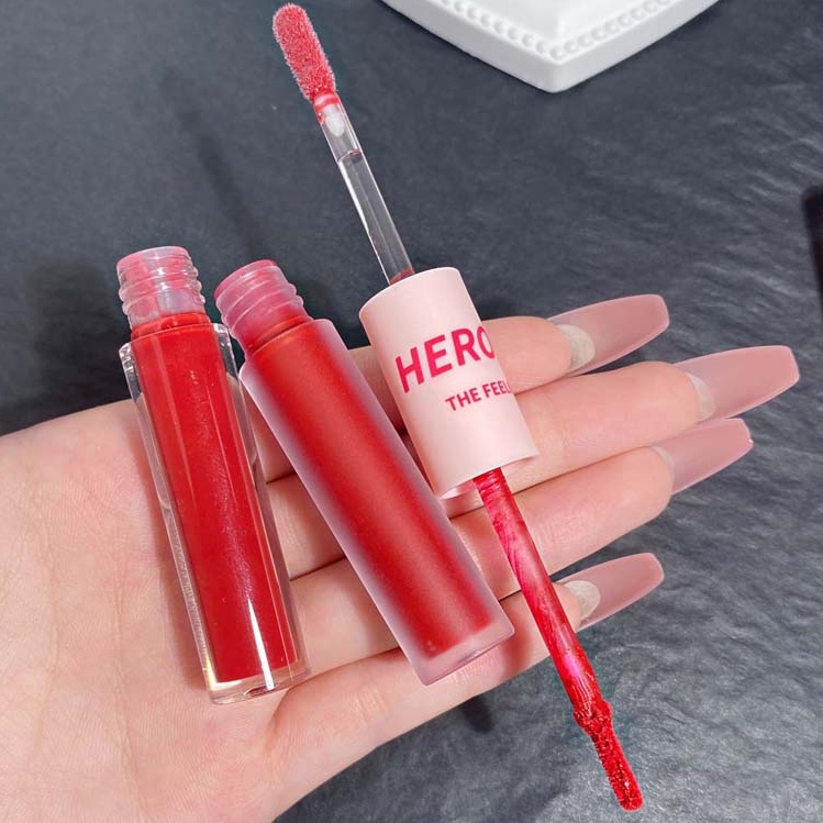 Son Môi Dạng Lỏng HERORANGE Chống Thấm Nước Lâu Trôi Dưỡng Ẩm