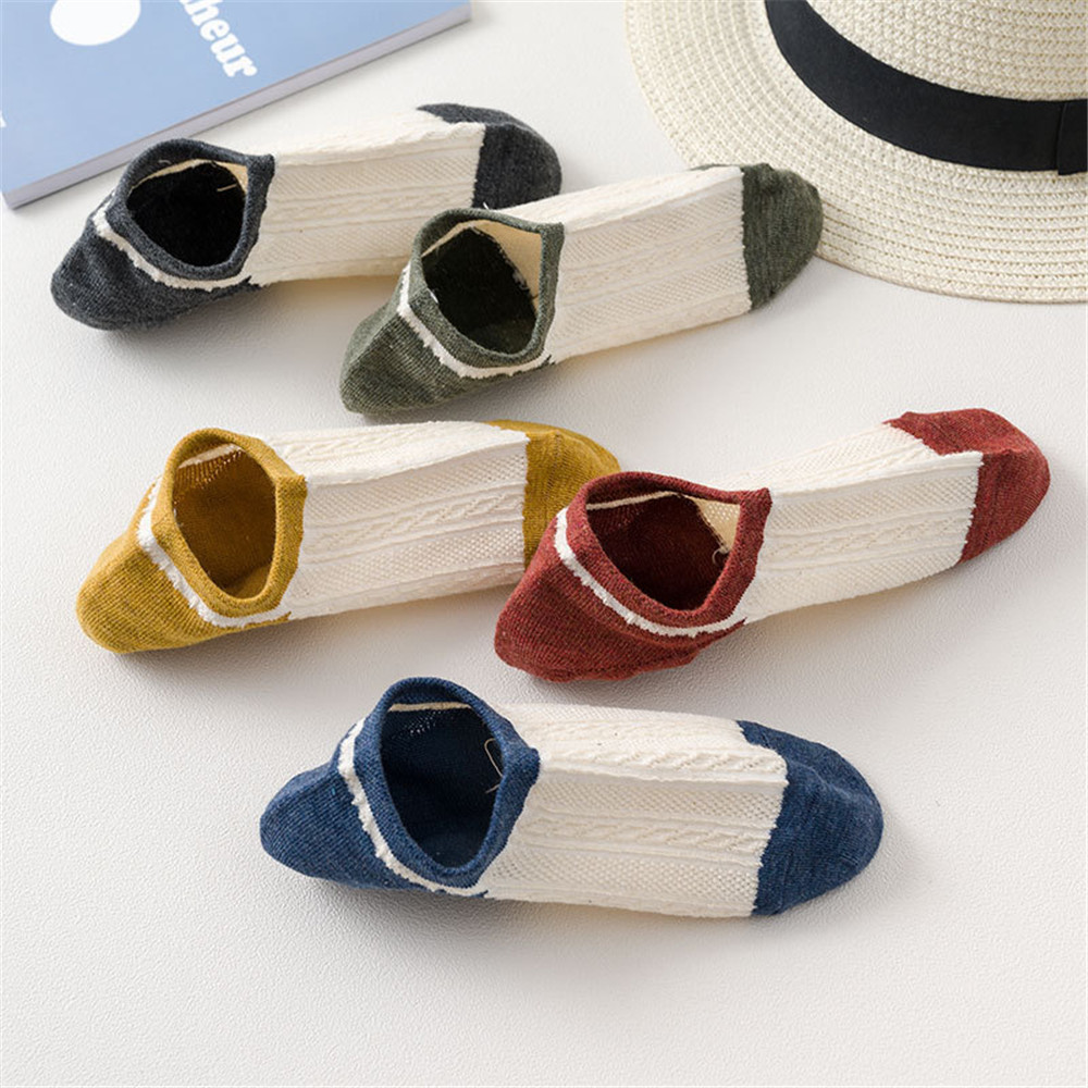 Tất Cotton Chống Trượt Thoáng Khí Dễ Thương Cho Nữ