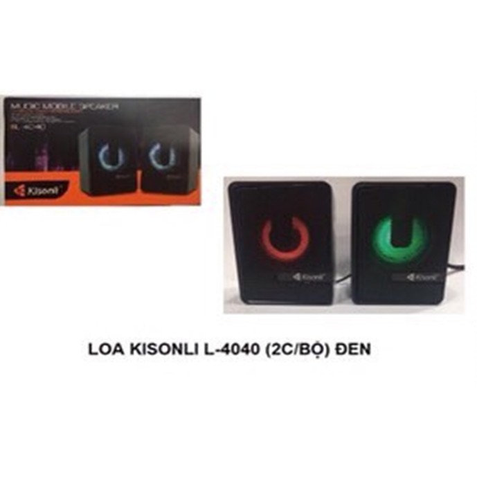 Bộ loa vi tính KISONLI L-4040 (2cái) đen