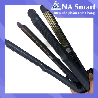 Máy là tóc , dập tóc kiểu dáng 838/388 có 5 mức chỉnh nhiệt màu xám