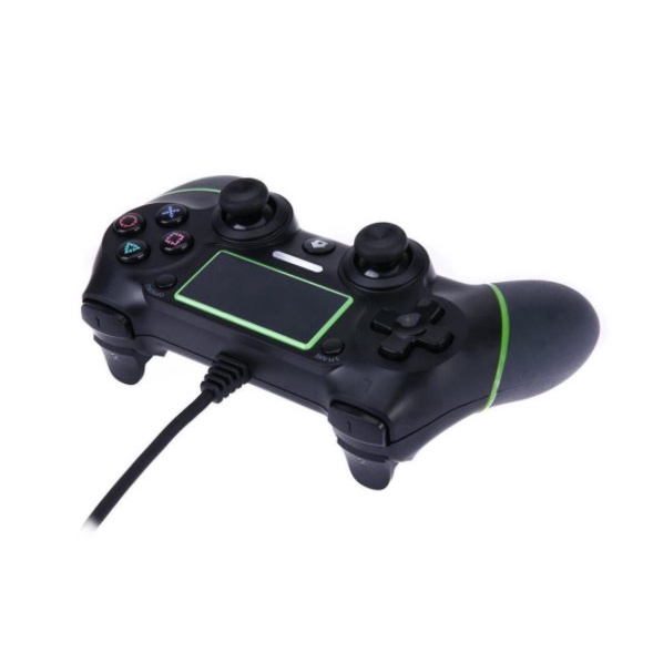 ⚡Tay Cầm PS4 Không Dây / Có Dây Tặng Cáp Sạc Cổng Micro Usb Cho Tay Cầm Chơi Game Ps4 (Trắng/Đen)