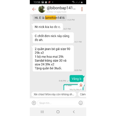 💁‍♀️ Cách chốt đơn trên live của Shop mình thông qua hộp Chat