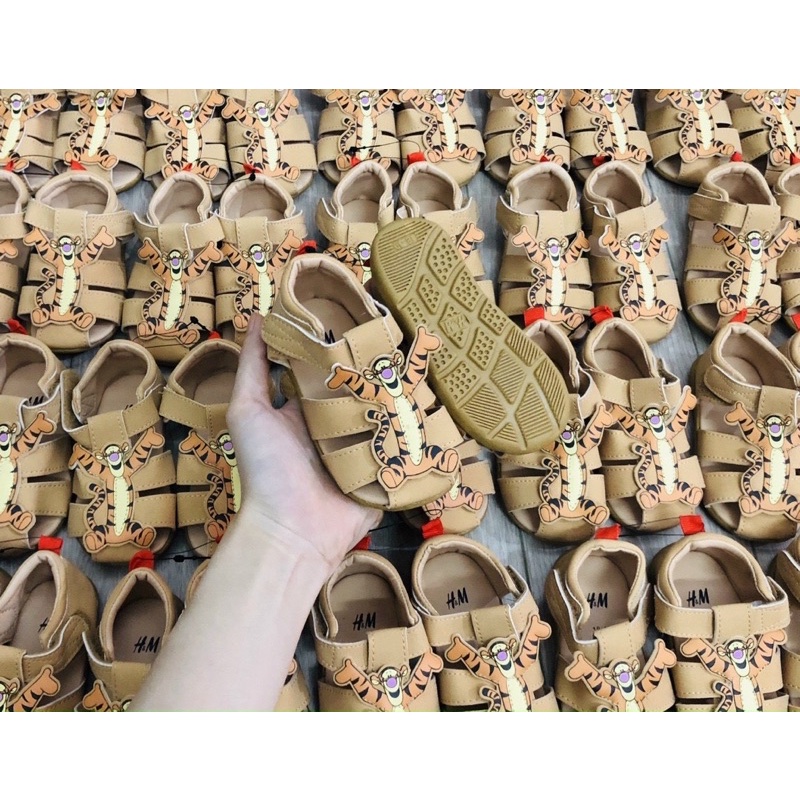 Sandal rọ hm mickey - minnie - tiger cho bé trai bé gái chiều dài chân từ 10-15cm