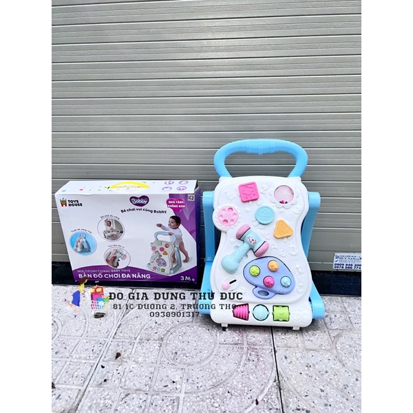 Xe tập đi kèm bàn chơi đa năng cho bé