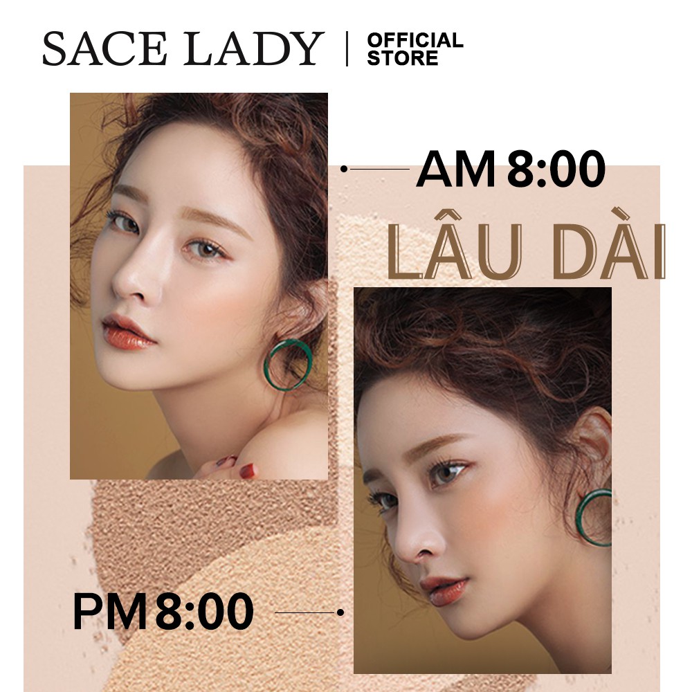 Phấn phủ SACE LADY tông lì trang điểm kiềm dầu che phủ toàn diện 9g/0.32oz