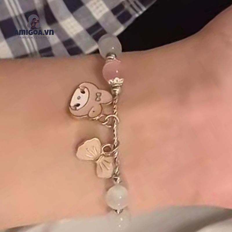 ✨✨ Vòng Tay Đá Mắt Mèo Cinnamon Đơn Giản Đáng Yêu Làm Quà Tặng Cho Bạn Gái