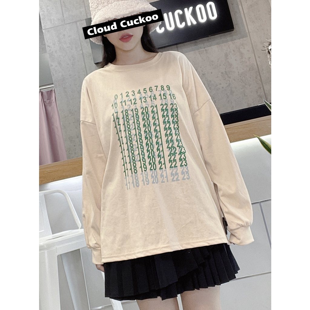 Áo Sweater Unisex Chữ Số  - Mã Số: P11108