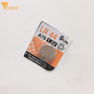 Pin LR44 A76 Maxell ( vỉ 1 viên) chính hãng