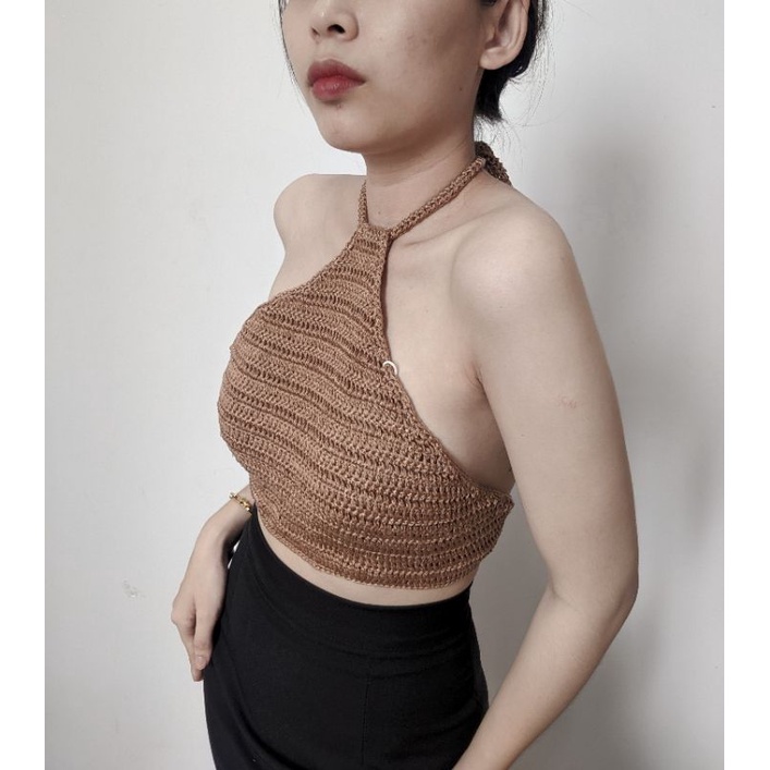 Áo đi biển Handmade - YẾM MÃ A01 CROCHET LIINHANDMADE