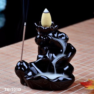 Thác khói xong trầm hương vần sen 2 tầng