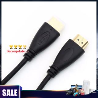 [Secoupdate]1m Ultra Slim High Speed HDMI Cable 1.4 HDTV Ethernet 4Kx2K 3D Audio Return Cord