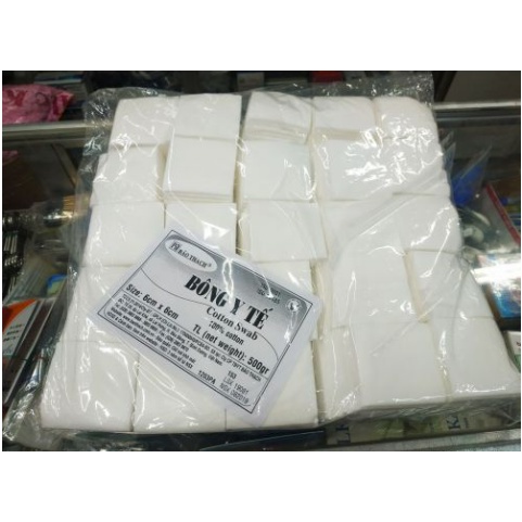 Bông cắt bảo thạch không tiệt trùng dùng trong phu.n x.ă.m ( 500gram)