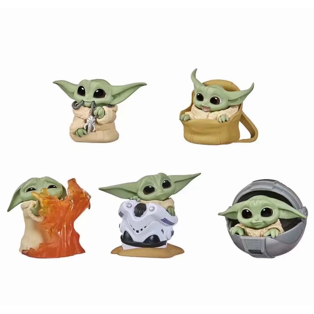 Mô Hình Nhân Vật Baby Yoda Trong Phim Star Wars 5 Kiểu Trang Trí✪