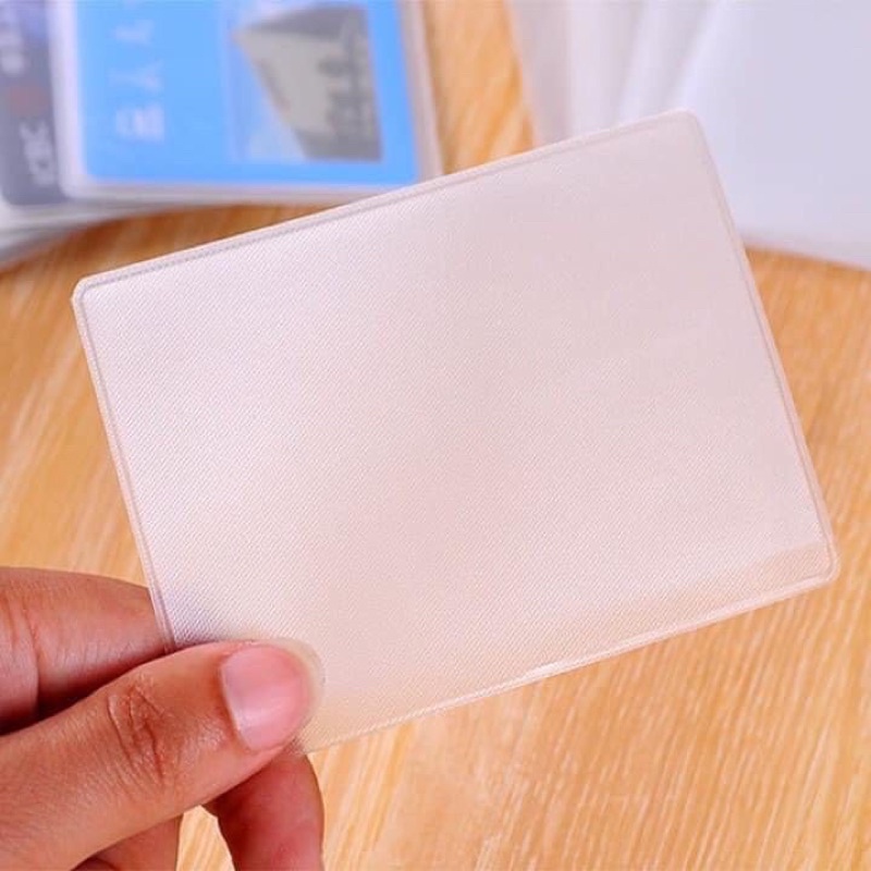 20 Vỏ Bọc Căn Cước, Thẻ, Làm Bằng Nhựa Dẻo Cao Cấp, Chống Thấm Nước, Chống Mốc, Chống Mờ Chữ